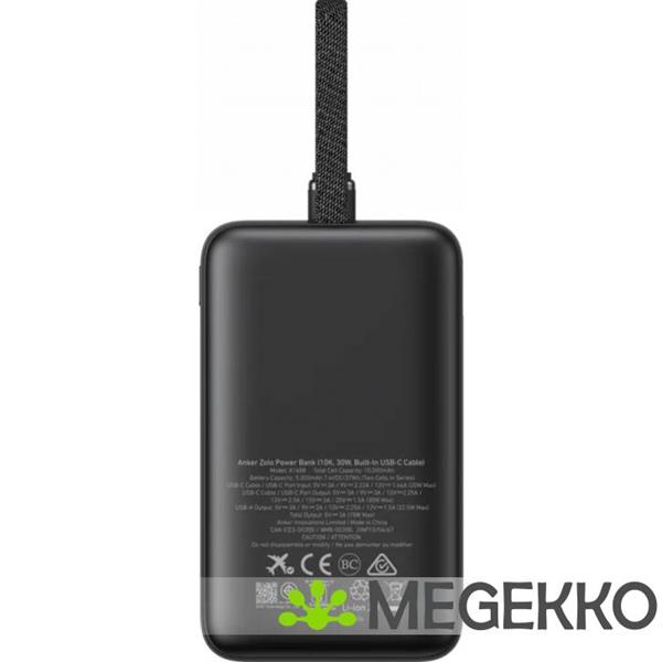 Grote foto anker zolo powerbank 20.000mah zwart computers en software overige
