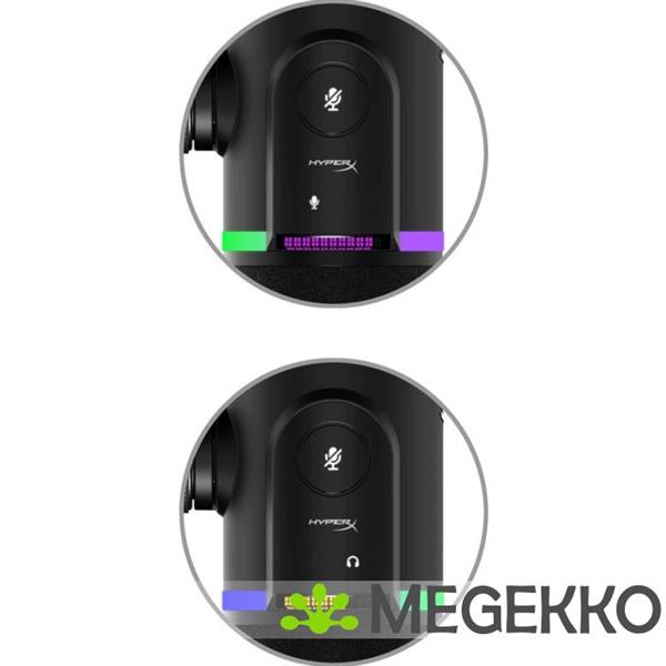 Grote foto hyperx flipcast dynamic microphone xlr usb c muziek en instrumenten overige muziek en instrumenten