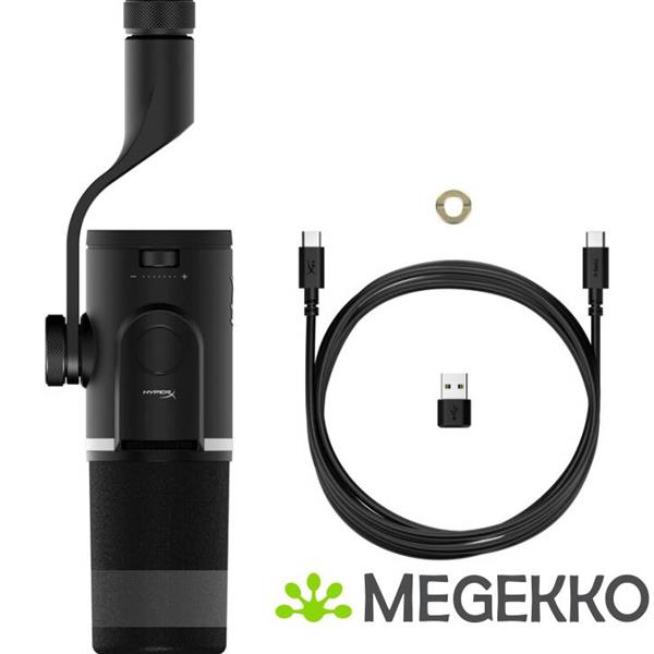 Grote foto hyperx flipcast dynamic microphone xlr usb c muziek en instrumenten overige muziek en instrumenten