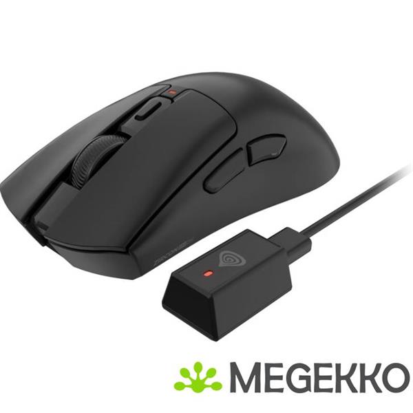 Grote foto genesis zircon 880 pro muis gamen rechtshandig rf wireless bluetooth usb type c optisch 30000 dp computers en software overige computers en software