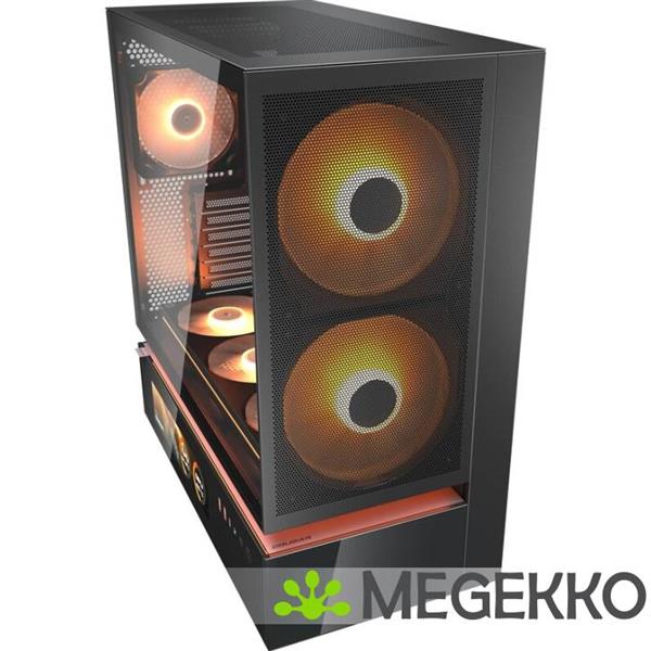 Grote foto cougar gaming cfv235 mesh vision midi tower zwart computers en software behuizingen en kasten