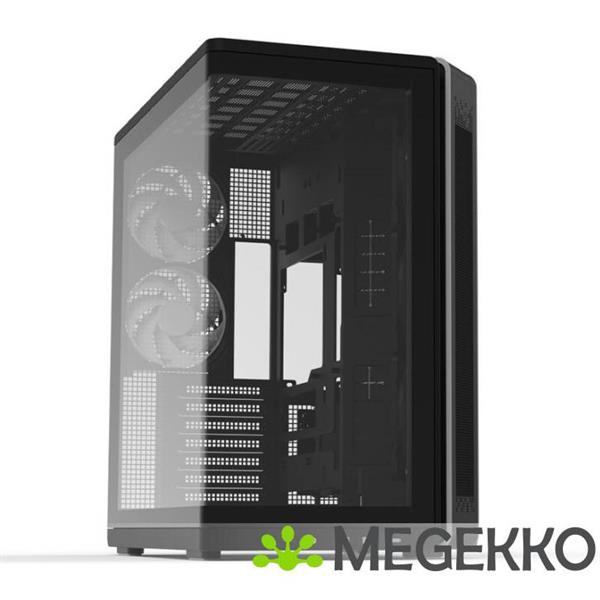 Grote foto zalman p60 black computerbehuizing midi tower zwart computers en software behuizingen en kasten