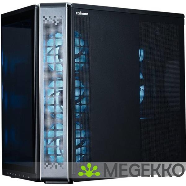 Grote foto zalman p60 black computerbehuizing midi tower zwart computers en software behuizingen en kasten
