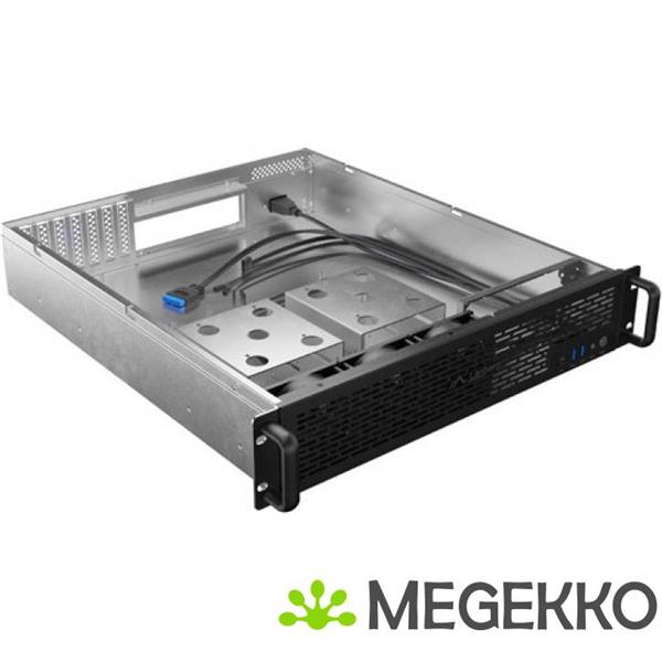 Grote foto lanberg sc01 5202 12b modulair serverchassis rack 2u 0 gb computers en software behuizingen en kasten