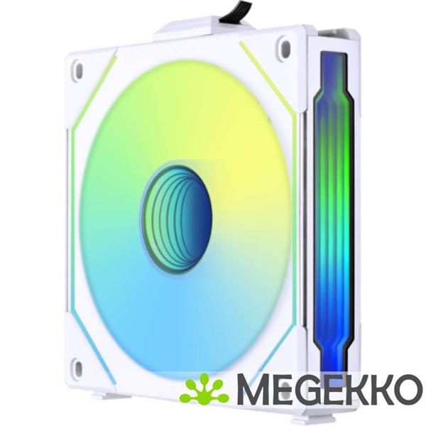 Grote foto lian li uni fan sl inf 120 wireless 1 pack white argb reverse blade pwm computers en software behuizingen en kasten