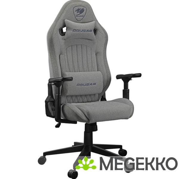 Grote foto cougar gaming explore royal fabric gaming stoel licht grijs huis en inrichting stoelen