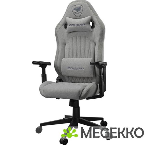 Grote foto cougar gaming explore royal fabric gaming stoel licht grijs huis en inrichting stoelen