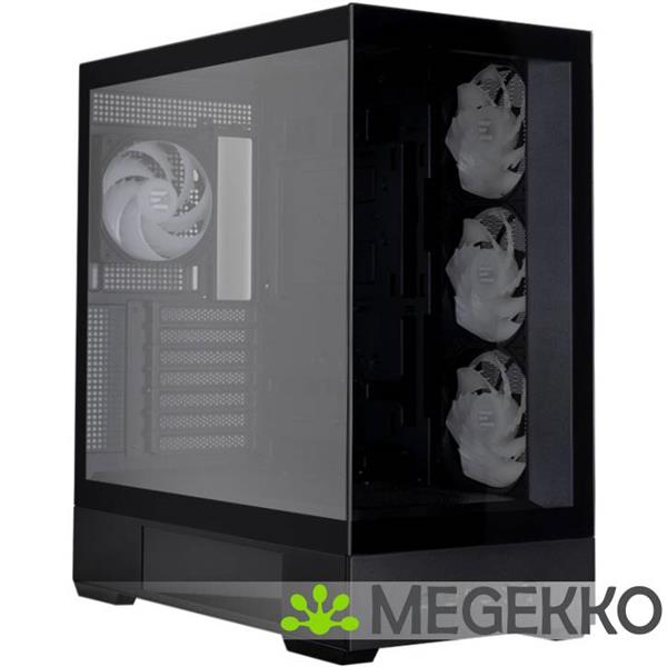 Grote foto zalman p40 ds black midi tower zwart computers en software behuizingen en kasten