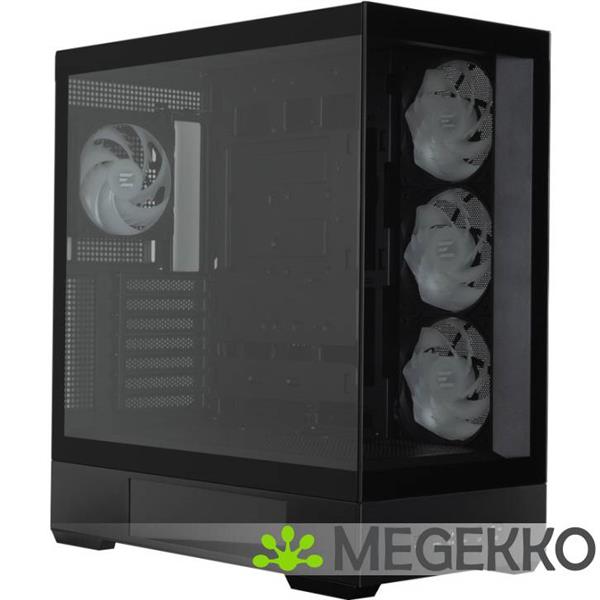 Grote foto zalman p40 ds black midi tower zwart computers en software behuizingen en kasten