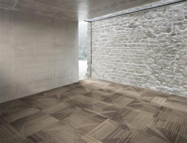 Grote foto 100m2 beige bruine tapijttegels met patroon huis en inrichting vloerbedekking en kleden