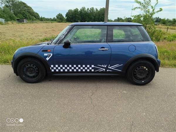 Grote foto mini one d 2006 blauw handgeschakeld auto mini