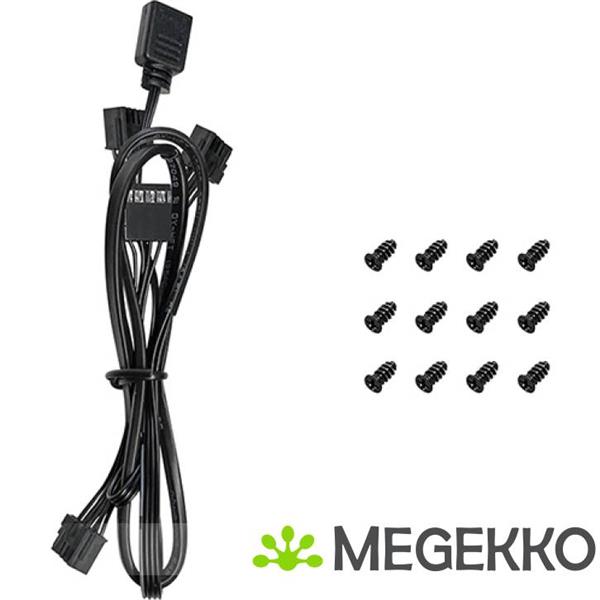 Grote foto deepcool fl12r 3 in 1 black computers en software behuizingen en kasten