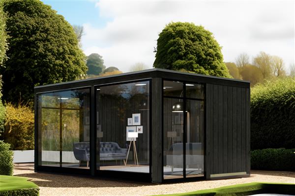 Grote foto maatwerk tuinkamer psm3 tuin en terras tuinhuisjes en blokhutten