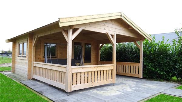 Grote foto nieuw blokhut chalet 50mm 4x3 3 tuin en terras tuinhuisjes en blokhutten