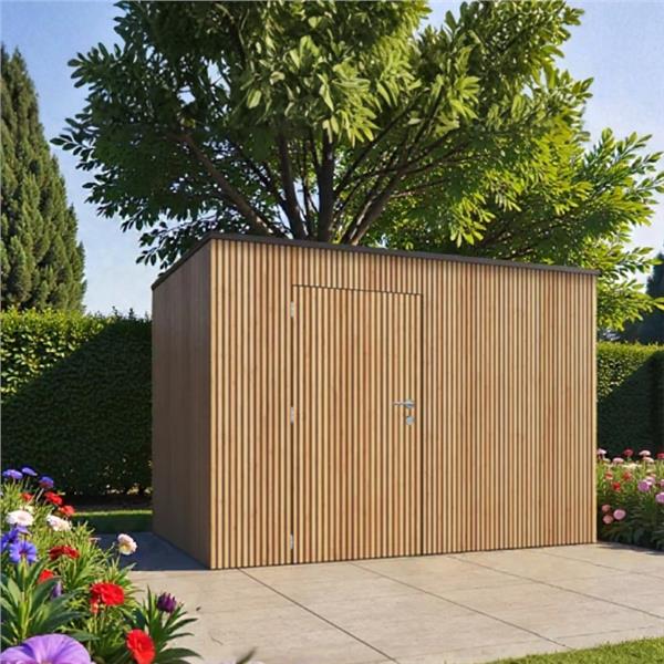 Grote foto maatwerk box coex kunststof tuinhuis tuin en terras tuinhuisjes en blokhutten
