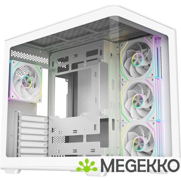 Grote foto cooler master elite 600 white 4 fan version computers en software behuizingen en kasten