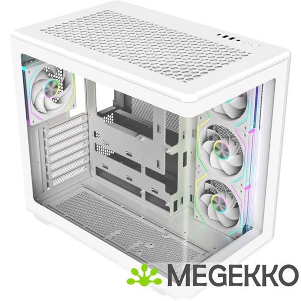 Grote foto cooler master elite 600 white 4 fan version computers en software behuizingen en kasten