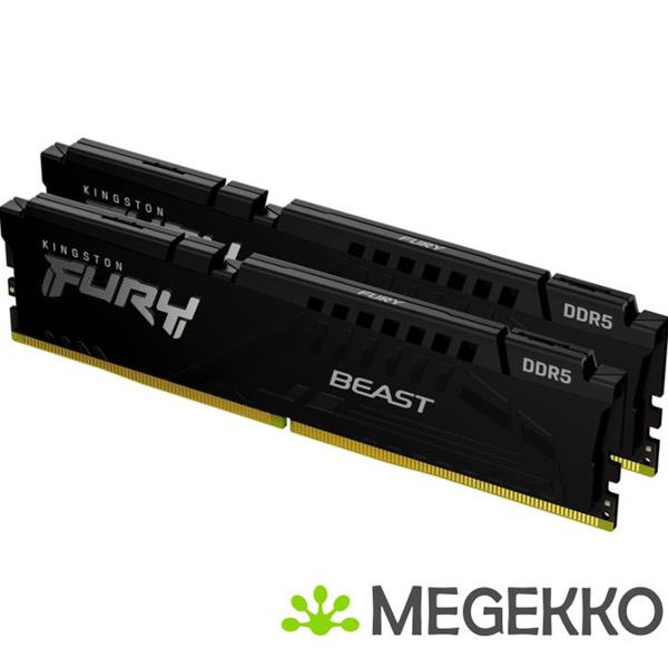 Grote foto kingston ddr5 fury beast 2x32gb 6000 computers en software geheugens