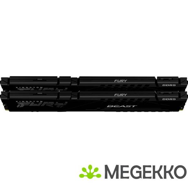 Grote foto kingston ddr5 fury beast 2x32gb 5600 computers en software geheugens