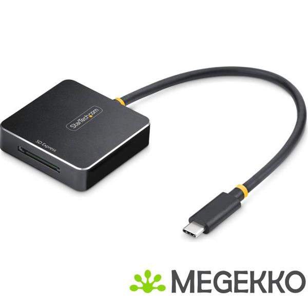Grote foto startech.com usb c sd express kaartlezer usb 10gbps draagbare memory card reader usb type c naar computers en software overige computers en software