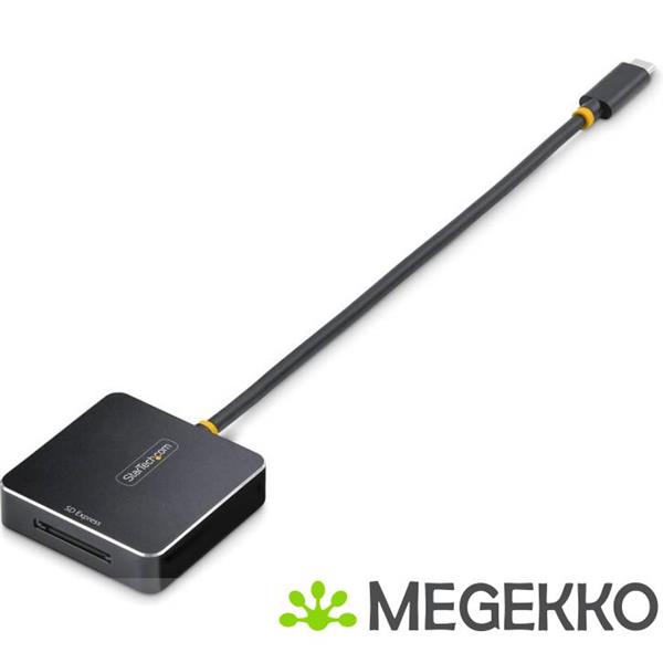 Grote foto startech.com usb c sd express kaartlezer usb 10gbps draagbare memory card reader usb type c naar computers en software overige computers en software