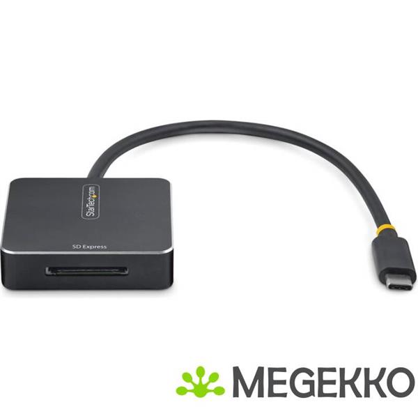 Grote foto startech.com usb c sd express kaartlezer usb 10gbps draagbare memory card reader usb type c naar computers en software overige computers en software