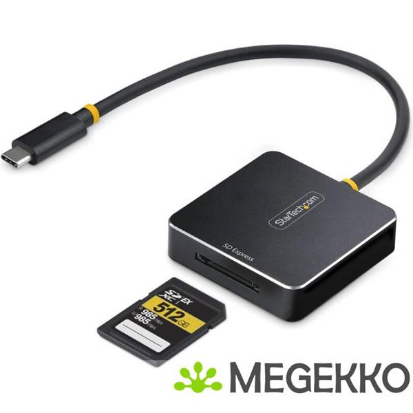 Grote foto startech.com usb c sd express kaartlezer usb 10gbps draagbare memory card reader usb type c naar computers en software overige computers en software