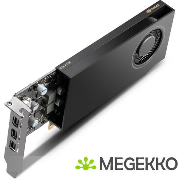 Grote foto pny nvidia rtx a400 4gb vcnrtxa400 sb computers en software videokaarten