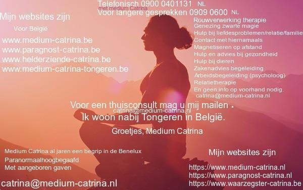 Grote foto paragnost medium catrina een begrip in de benelux paranormaal paragnosten