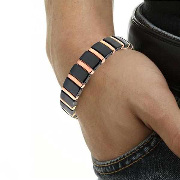 Grote foto pijn vermoeid magneet armband helpt contacten en berichten advies en oproepen