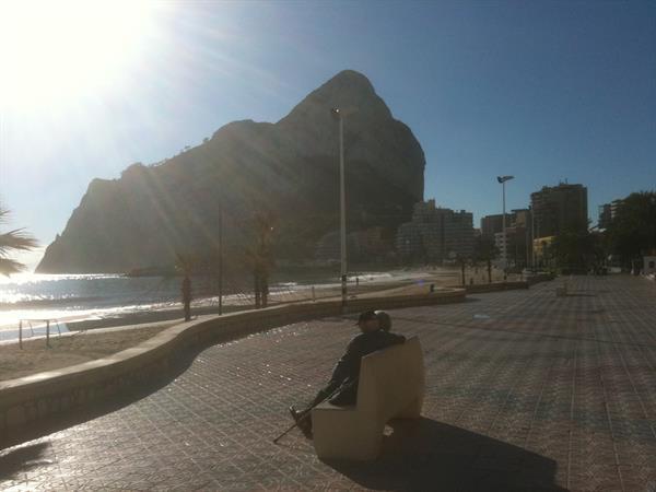 Grote foto spanje calpe appartement op de zeedijk vakantie spanje