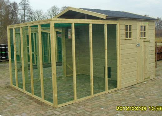 Grote foto kippenverblijf kippenkooi kippenhok groot dieren en toebehoren hokken en kooien