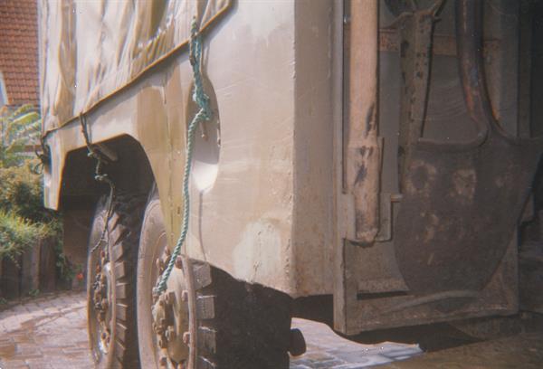 Grote foto oorlogs voertuig ww62 auto dodge