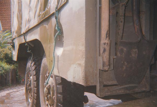 Grote foto oorlogs voertuig ww62 auto dodge