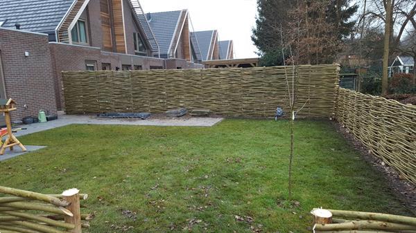 Grote foto wilgen tenen schutting hand gevlochten tuin en terras hekken en schuttingen