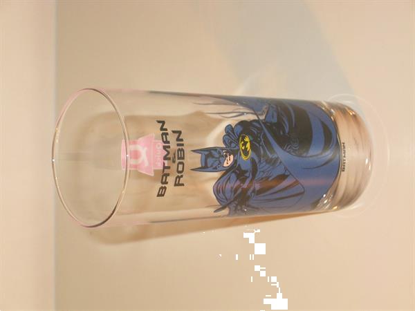 Grote foto glas batman batman robin quick verzamelen glas en borrelglaasjes