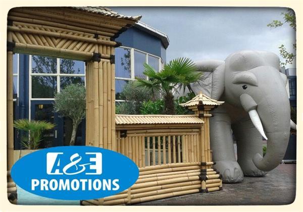 Grote foto oerwoud figuren verhuur reuze olifant brabant diensten en vakmensen marketing en reclame