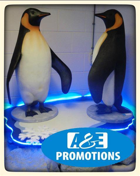 Grote foto ijspegels huren xl pinguin figuren tilburg brabant diversen kerst