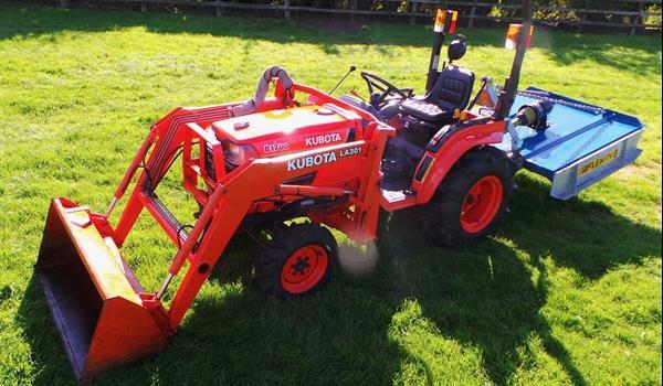 Grote foto kubota b1700 minitractor met voorlader agrarisch tractoren