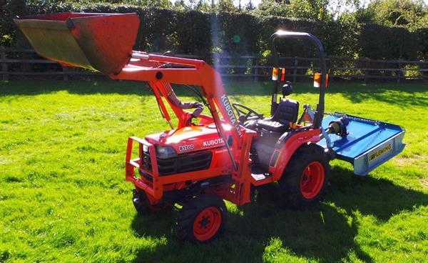 Grote foto kubota b1700 minitractor met voorlader agrarisch tractoren