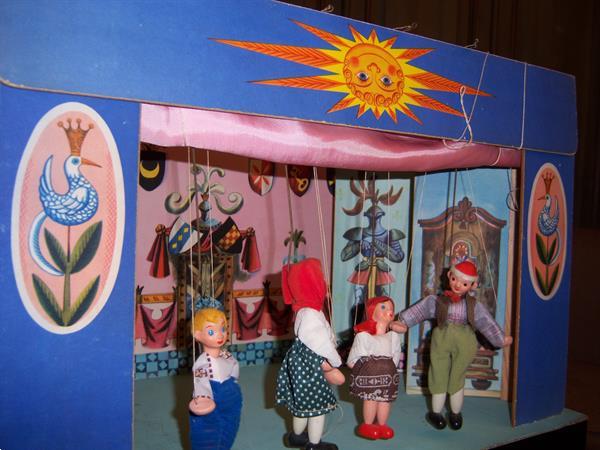 Grote foto marionettentheater antiek en kunst antiek speelgoed