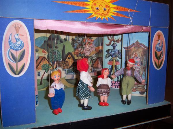 Grote foto marionettentheater antiek en kunst antiek speelgoed