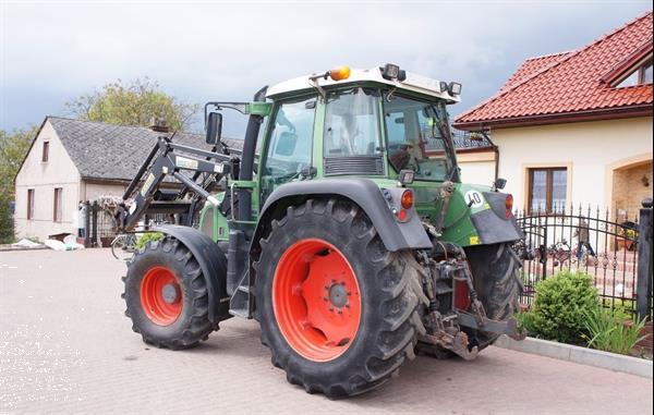 Grote foto fendt farmer 410 trekker met voorlader agrarisch tractoren