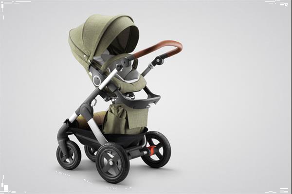 Grote foto stokke trailz limited edition nordic green kinderen en baby kinderwagens