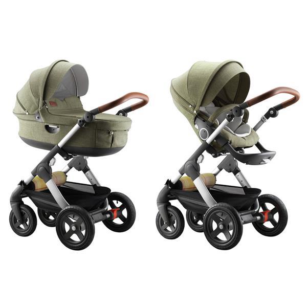 Grote foto stokke trailz limited edition nordic green kinderen en baby kinderwagens