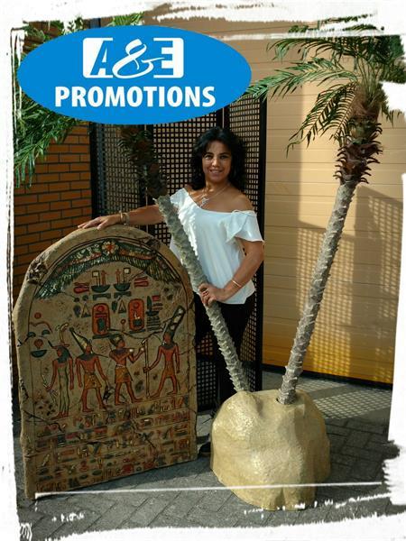 Grote foto egyptische props verhuur kameel xl oase palmen hobby en vrije tijd evenementen