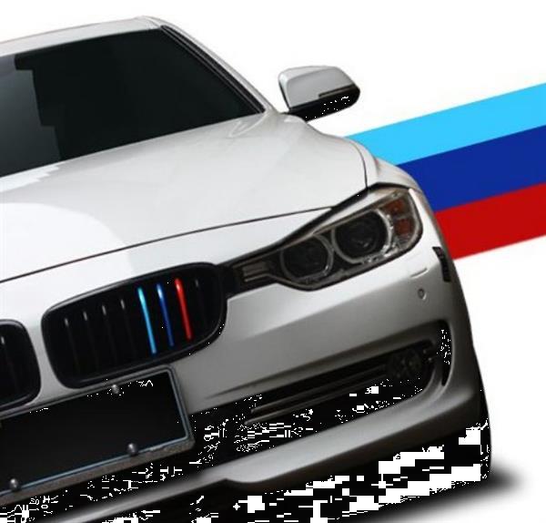 Grote foto grille sticker 3 kleuren mpower voor m bmw grill auto diversen stickers