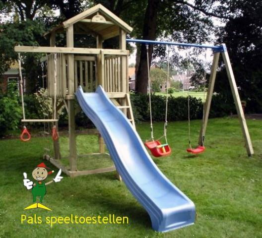 Grote foto speelkasteel speeltoestel speelhuisje speeltuig kinderen en baby speeltoestellen en speelhuisjes