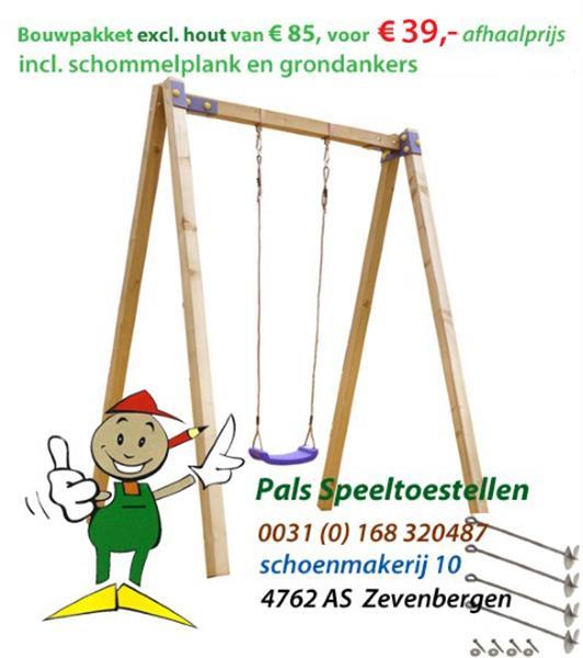 Grote foto schommel speeltoestel montagekit kinderen en baby speeltoestellen en speelhuisjes