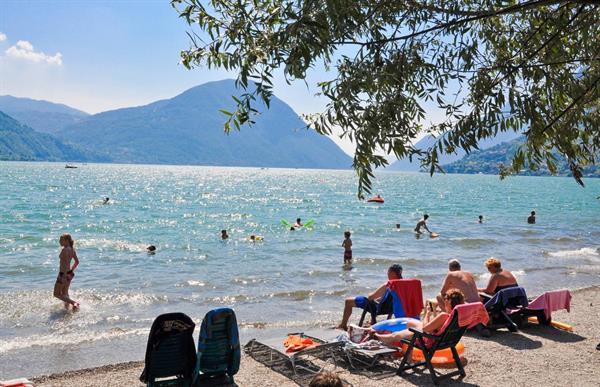 Grote foto italie prachtige chalets aan het luganomeer vakantie italie